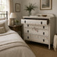 Beautiful vintage chest of drawers in Old English White