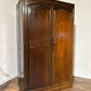 Oriental style Two Door Mahogany Wardrobe