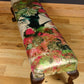 Maple & Co Oversized Antique c1900 Bench Footstool in Timorous Beasties Pinyin Tree Velvet
