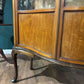 Edwardian Mahogany Serpentine Fronted Display Cabinetbb