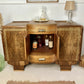 Art Deco Walnut Sideboard Cocktail Cabinet by F.H Marshall