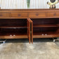 LARGE VINTAGE ORIENTAL CHINESE CARVED SOLID HARDWOOD SIDEBOARD