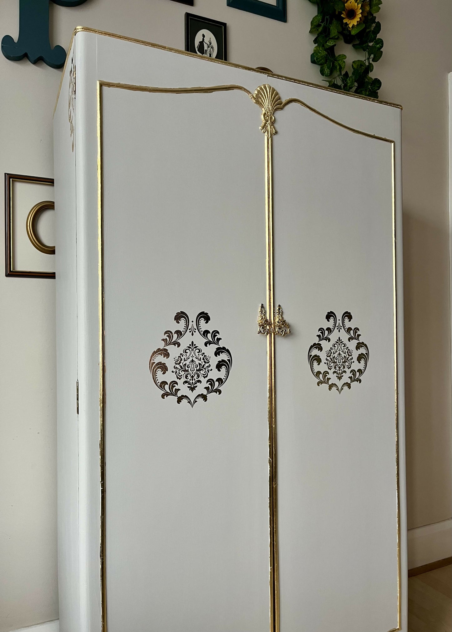 Vintage Wardrobe Armoire Restored, Upcycled