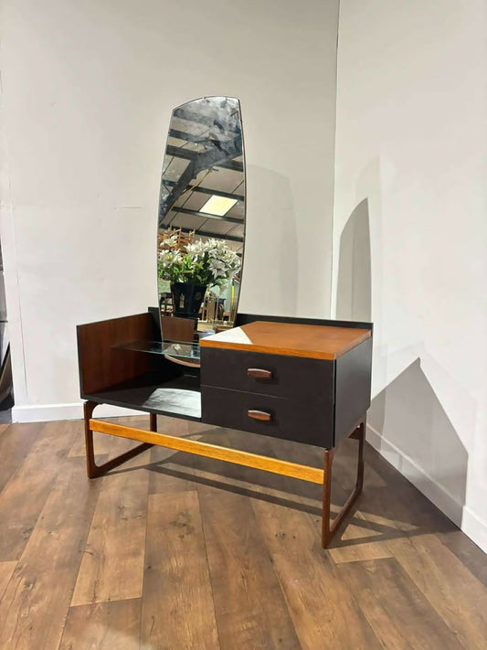 Mid-Century G Plan Teak & Black Painted Dressing Table