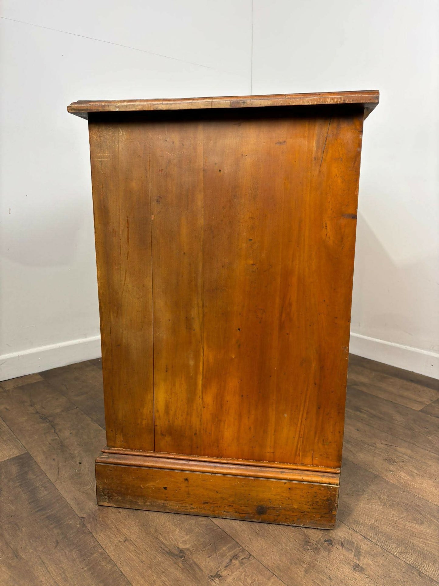 Edwardian Art Nouveau Style Satin Walnut Chest