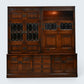 Old Charm Large Wall Unit Bureau Drinks Oak Tudor Brown Finish FREE UK Delivery*
