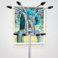 Vintage Atomic Sputnik Metal Coat Stand by Hago. 1960s