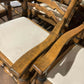 Set of Twelve Oak Yorkshire Style Ladderback Dining Chairs