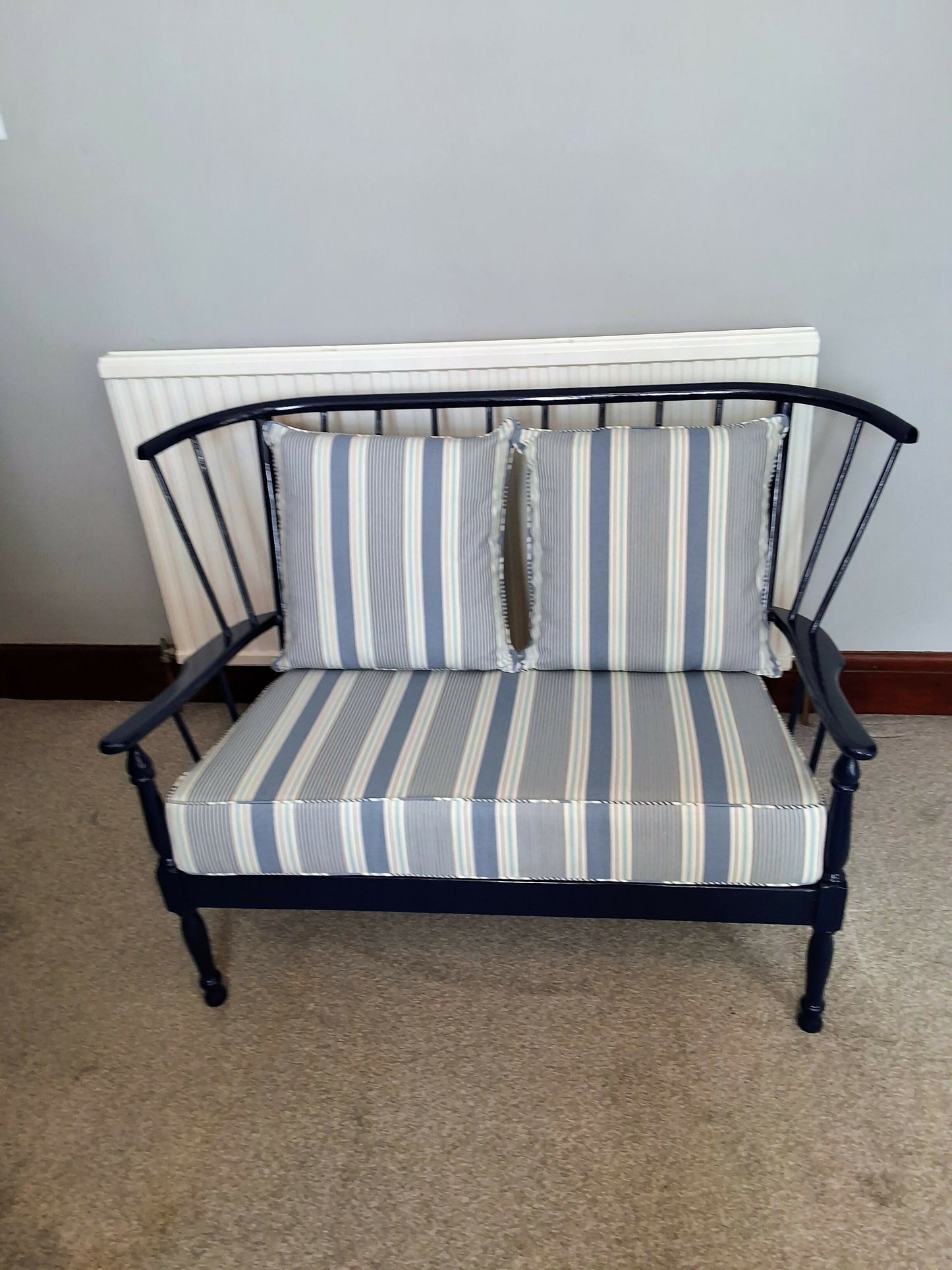 Cottage style two seater sofa