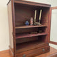 A 19th Century Mahogany Wall Vintage Display Cabinet