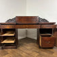 Victorian Mahogany Pedestal Sideboard with Carved Gallery Back