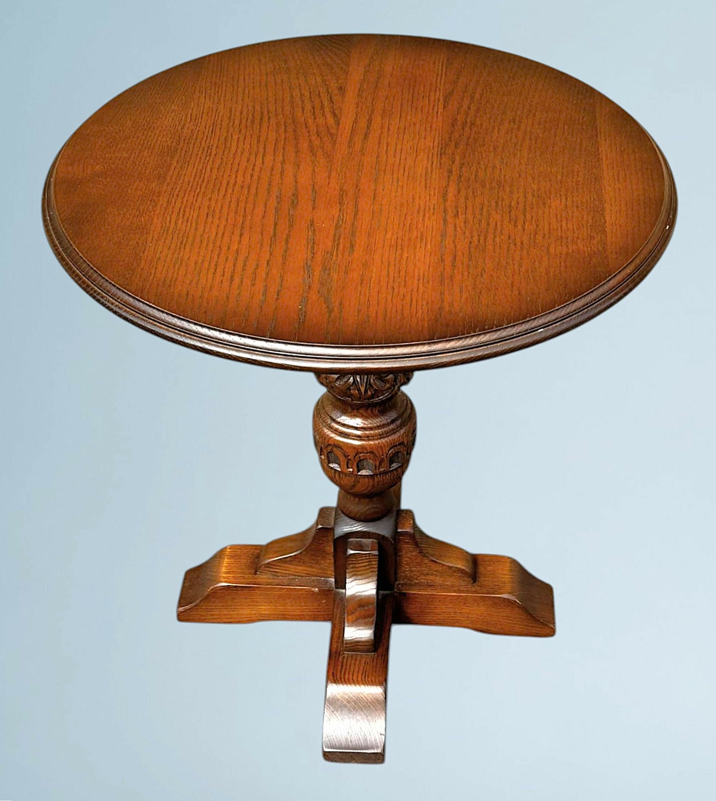 Wood Bros Old Charm Light Oak Wine Table 2428
