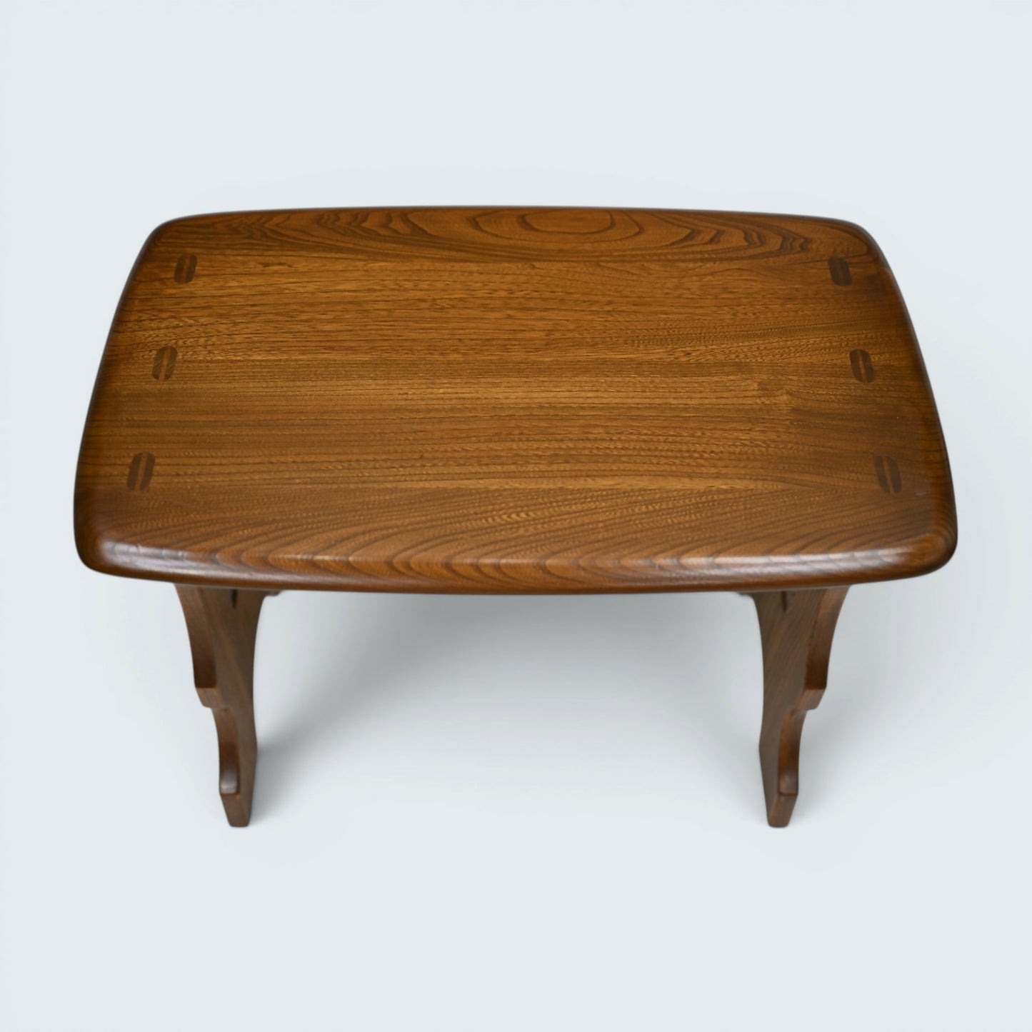 Ercol Nest Of Tables In Golden Dawn Finish Vintage Ercol's Badge FREE Delivery*