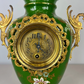 Mantel Clock Set Antique French Garniture Porcelain Bronze Candelabras LOT 3620