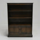 Ercol Wide Medium Bookcase 3 Shelves Cupboard Dark Finish FREE UK Delivery*
