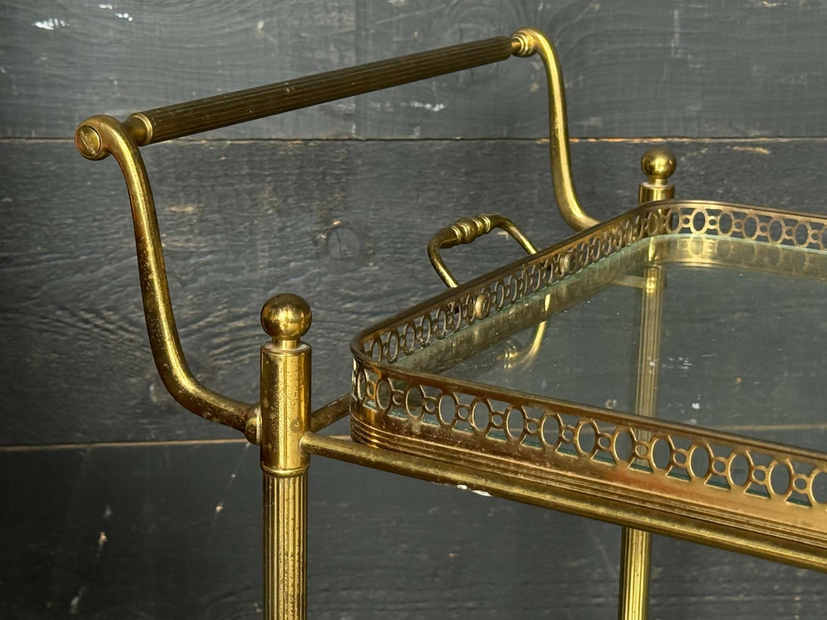 French Brass Cocktail Trolley