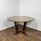 Vintage Round Oak Drop Leaf Dining Table