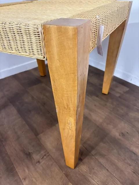 Contemporary Rattan Direct Square Dining Table