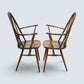 2 Ercol Carver Quaker Dining Chairs Traditional Finish FREE UK Delivery*