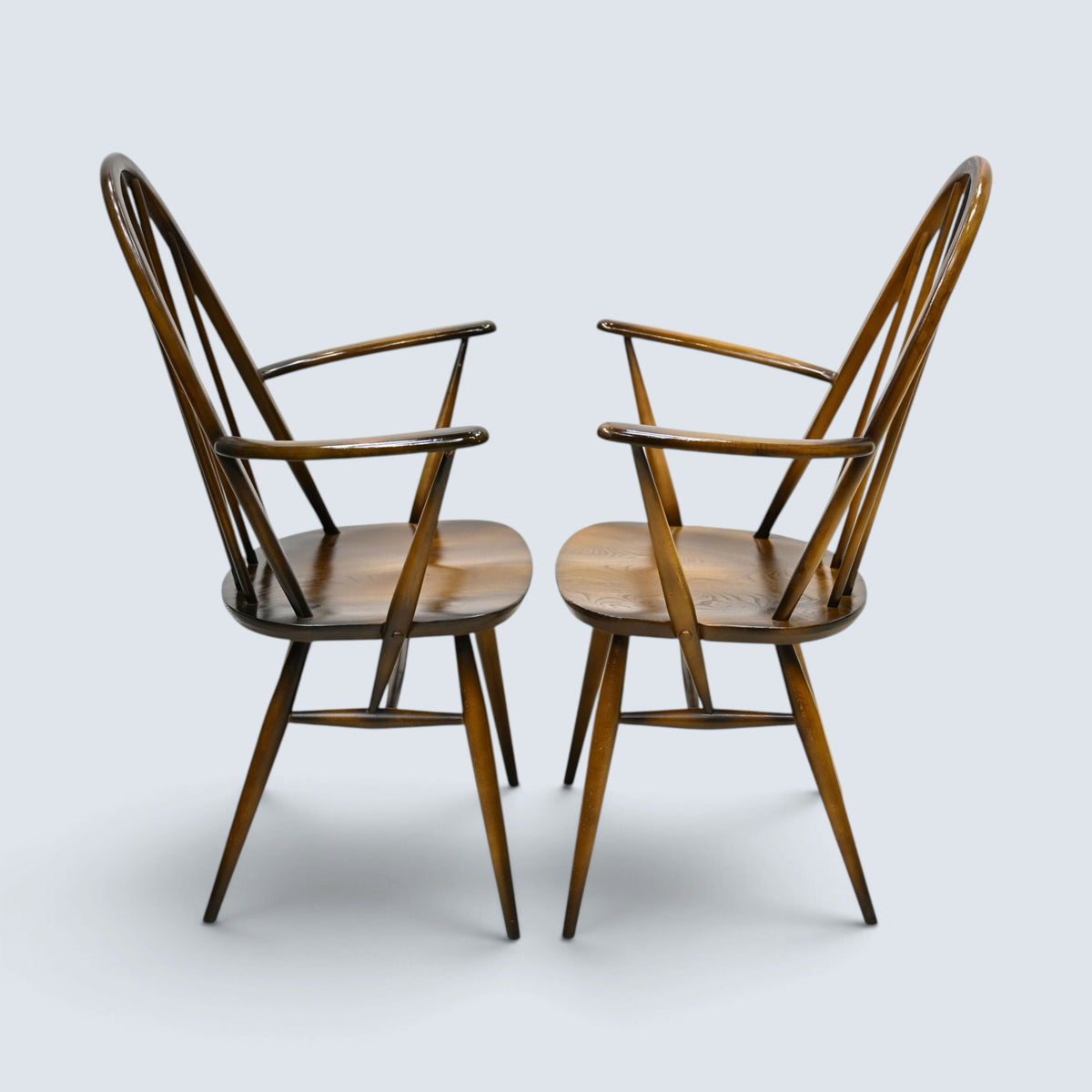 2 Ercol Carver Quaker Dining Chairs Traditional Finish FREE UK Delivery*