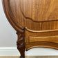 Footboard Antique French Style Walnut Double Bed Carved Footboard LOT 6447
