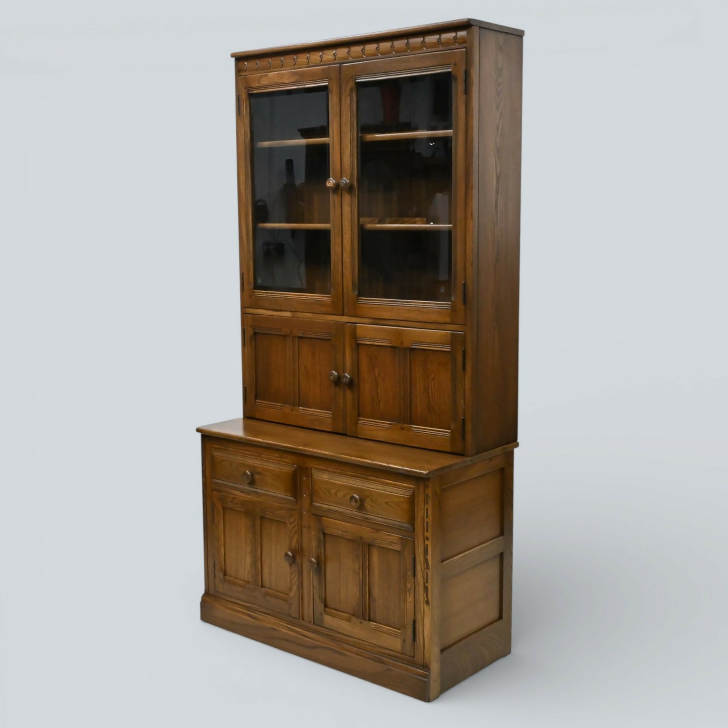 Ercol Mural Wall Unit Drinks Display Cabinets Golden Dawn FREE UK Delivery*