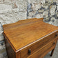 Vintage Chest Of Drawers Oak Two Drawer Cabinet