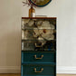 Chest of Drawers G- Plan Hand -Painted in Deep Teal