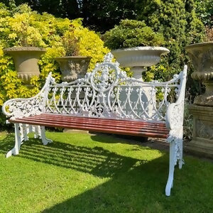 Coalbrookdale Style Ornate Garden Bench