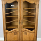 Bookcase Vintage French Louis XVI Oak Display Cabinet Carved Sideboard LOT 6346
