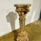 Ornate reproduction marble topped jardiniere.88