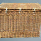 Large Antique Log Basket /Wicker Basket