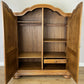 Wardrobe Vintage French Style Oak Two Door Bedroom Storage Armoire LOT 6509