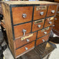 Vintage Merchants Chest of Drawers