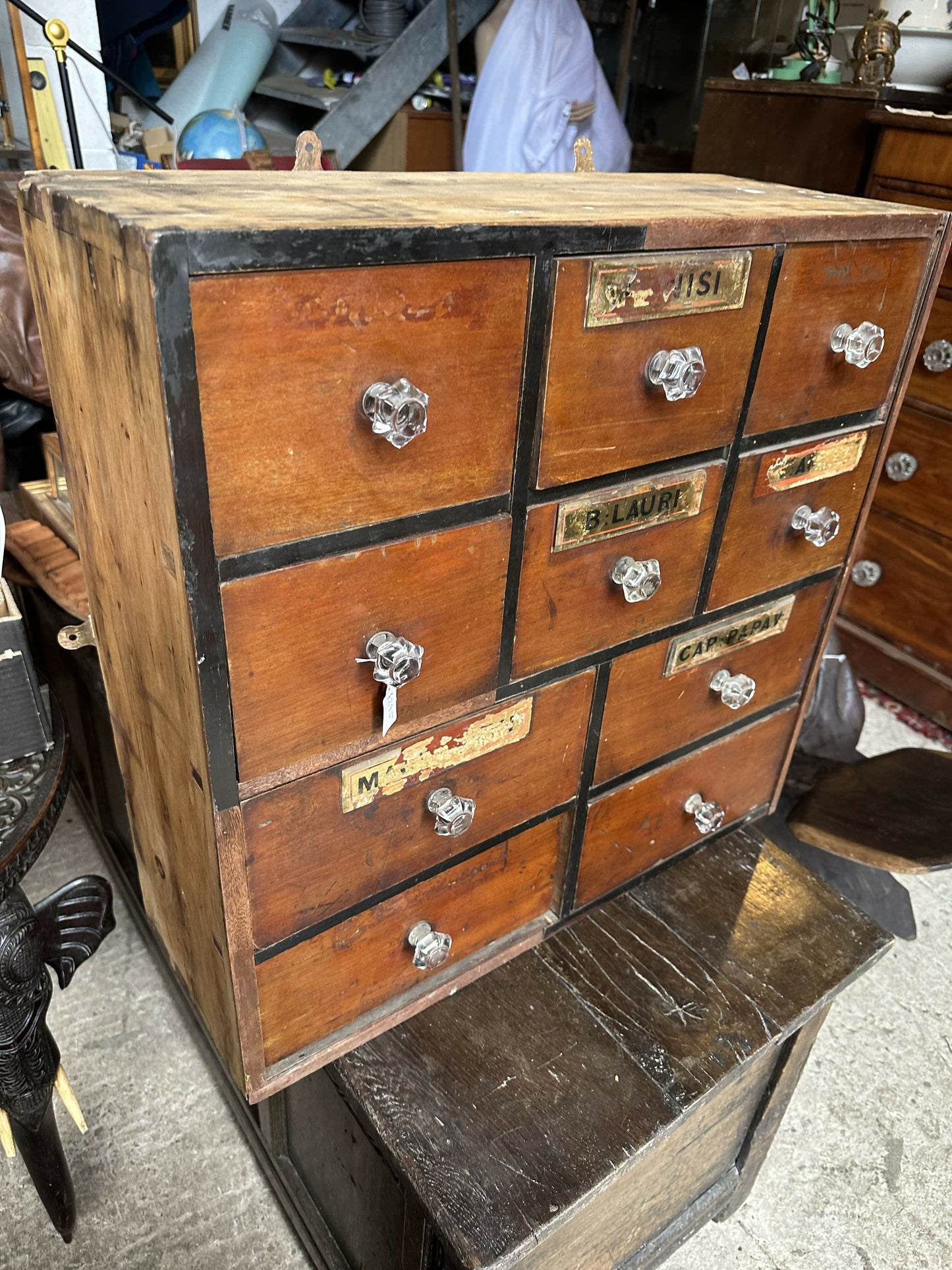 Vintage Merchants Chest of Drawers