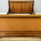 Bed Vintage French Style Sleigh Double Bed Frame Carved Headboard LOT 6411