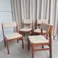 Vintage Mid Century Set Of 4 Dining Chairs Danish Scandi Retro R742