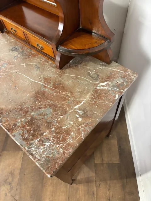 Edwardian Maple & Co. Marble Top Washstand