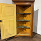 Victorian Stripped Pine Floor Standing Corner Cupboard c.1880