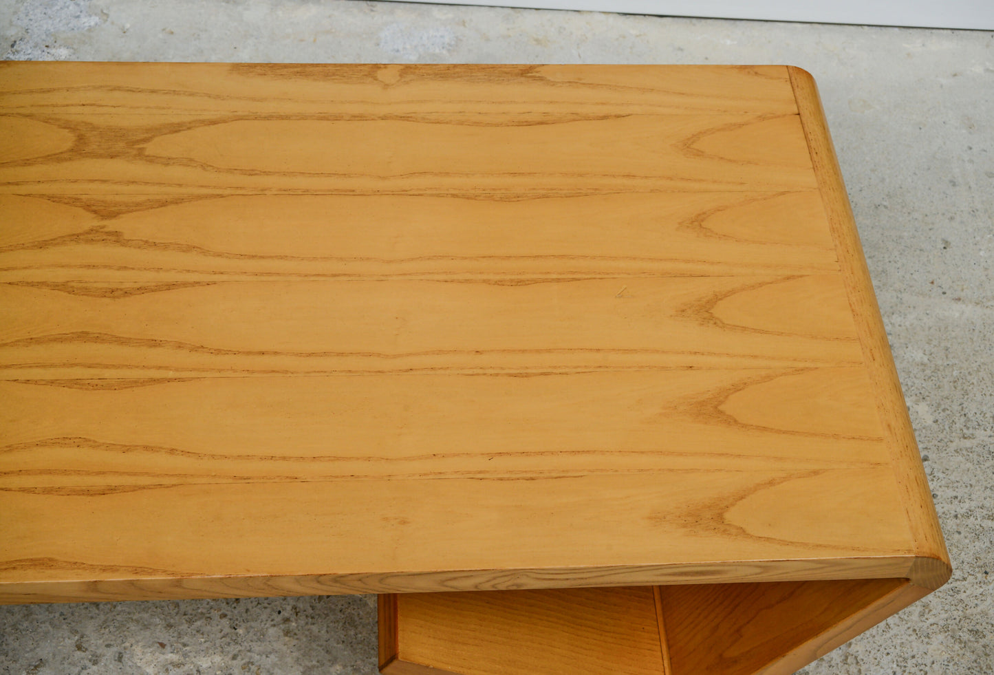 MCM Coffee Table with Nesting Table - Paperclip Design - 1970s Dutch? Oak or Ash