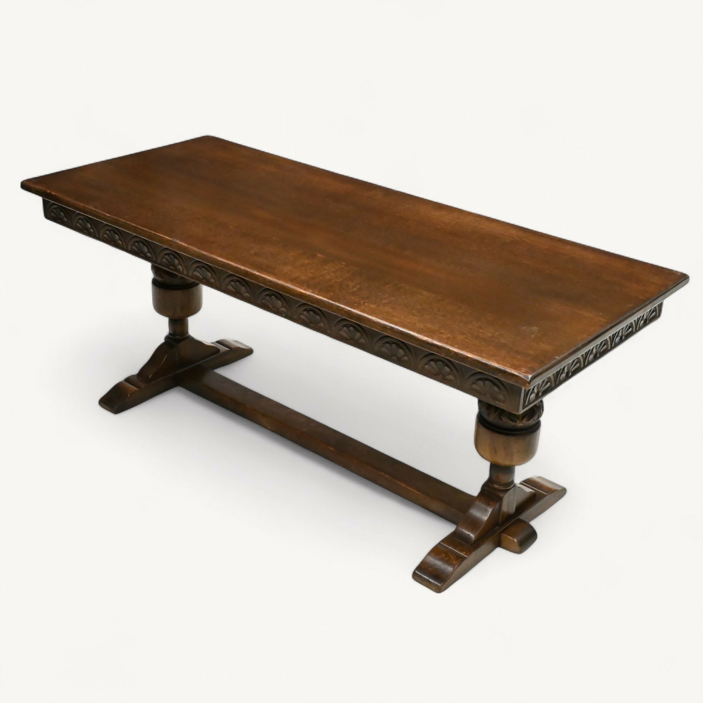 Large Oak Coffee Table 132cm x 54cm x 57cm By Jaycee Furniture FREE UK Delivery. SBR10482/2005E