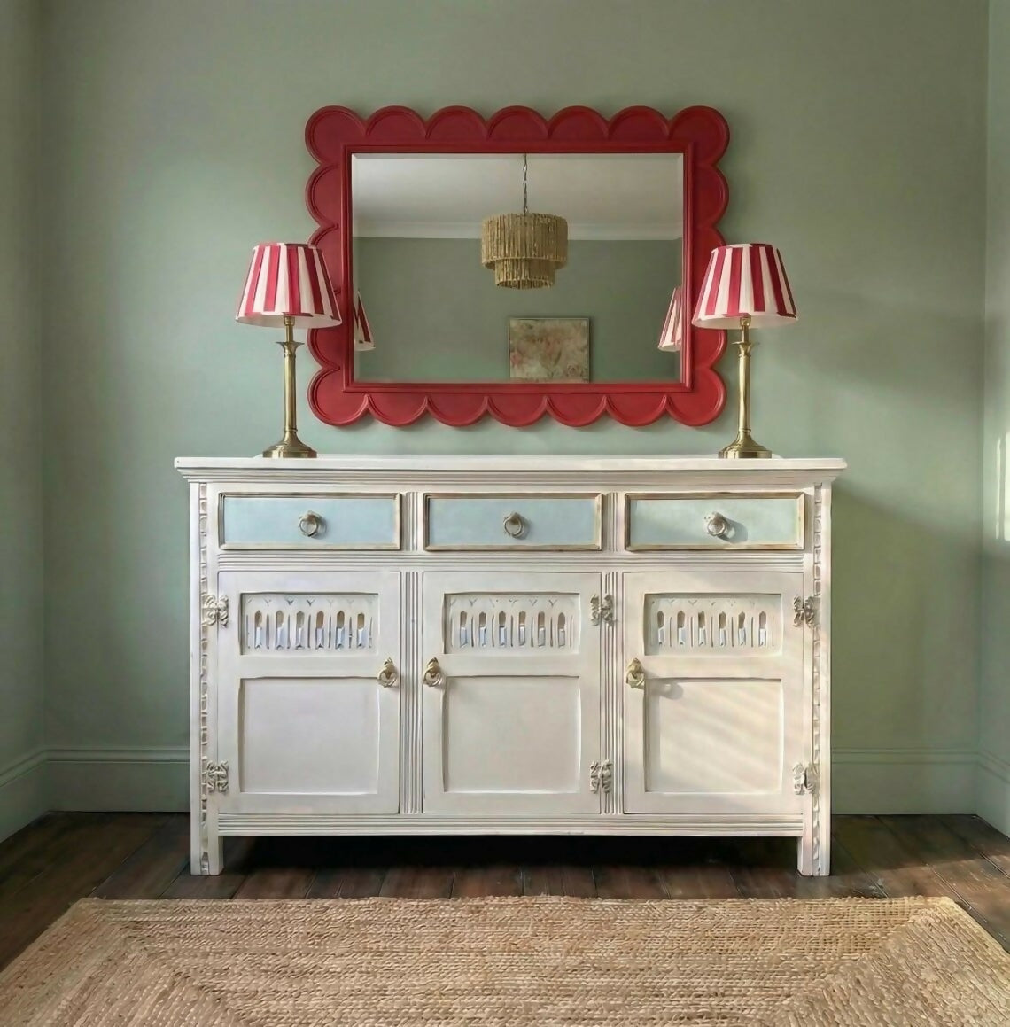 Vintage White Sideboard