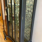 Large Blue Vintage Drinks Display Cabinet