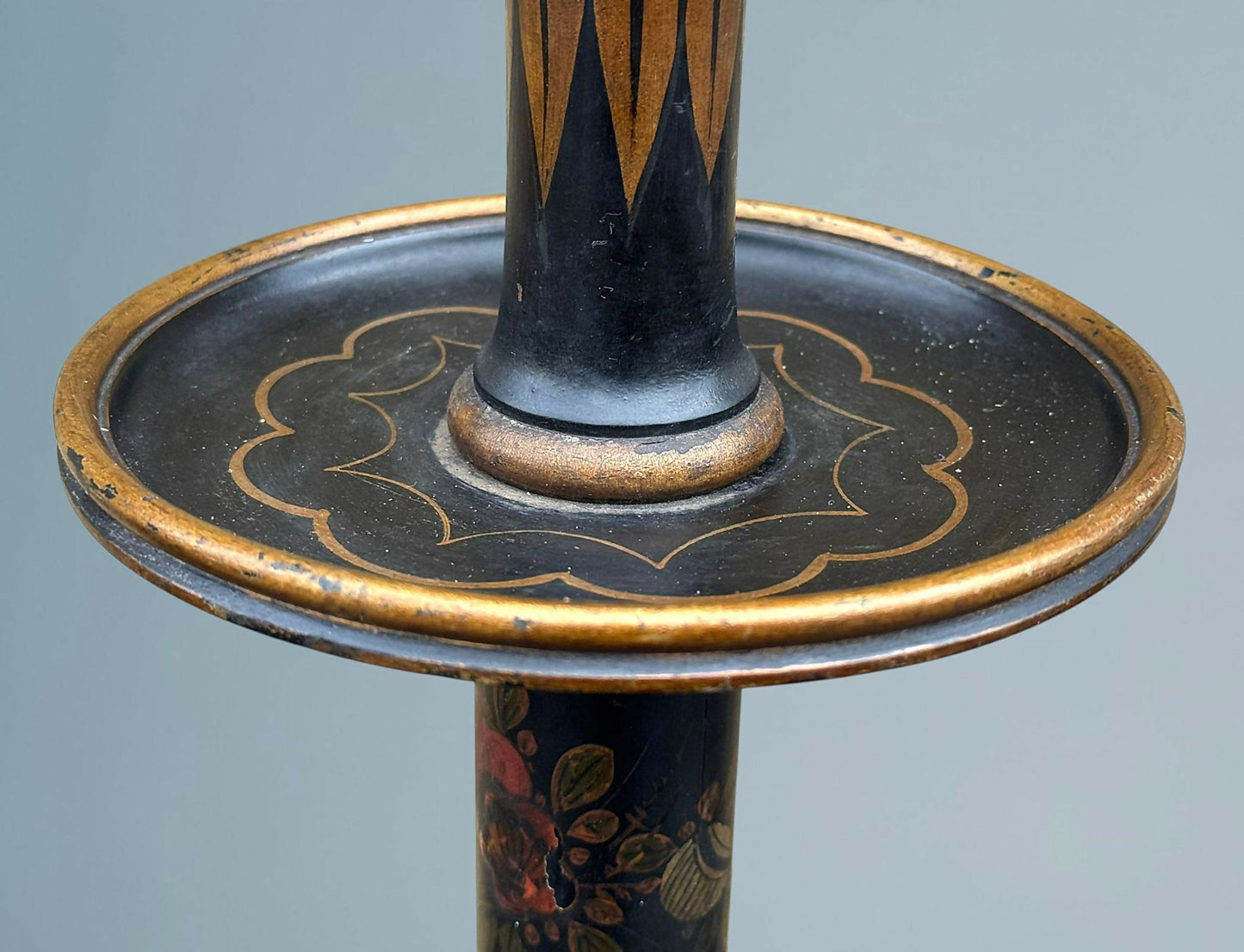 Lacquered Chinoiserie Standard Lamp