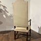 Early 20th Century Oak Framed Hump Back Side Chair