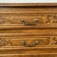 Chest of Drawers Vintage French Louis Oak 3 Drawers Carved Cabinet LOT 6260
