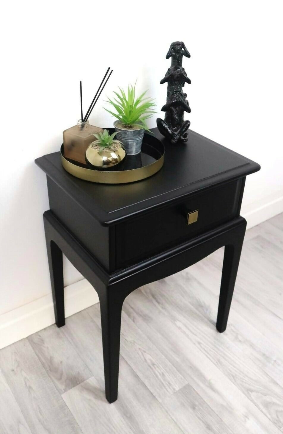 Stag Minstrel Vintage Slim Narrow Bedside Tables Bespoke