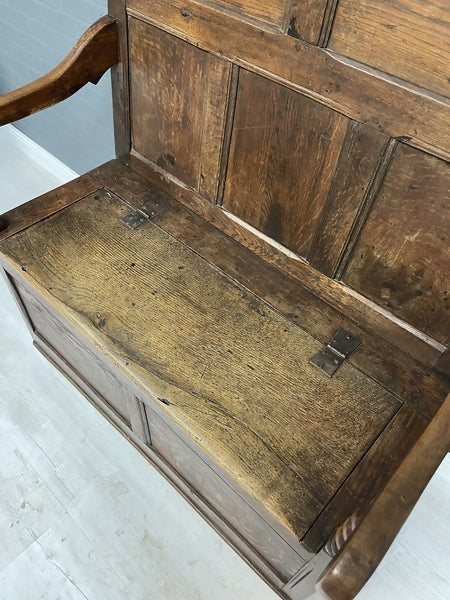 An Oak 17th Century Antique Monks Bench
