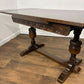Vintage Priory Oak Refectory Style Draw Leaf Dining Table
