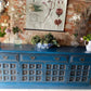 Vintage Blue Sideboard / Indian Sideboard / Long Sideboard / Upcycled Cabinet